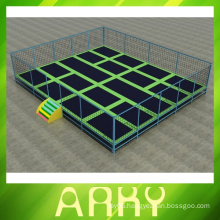 Good Quality Rectangular Trampolines With Nets play equipment
